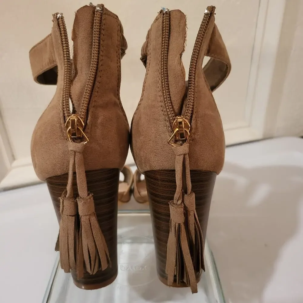 Lulus Womans shoes heels size 9 Top B - Picture 4 of 7